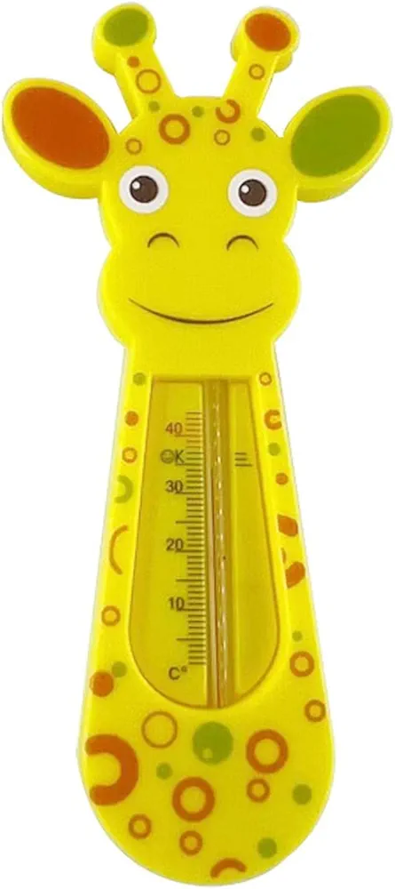 CAITS Bath Thermometer Baby, Cute Giraffe Baby Bath Temperature Thermometer, Kids Bathroom Safety Products Floating Water Thermometer, Water Thermometers, Baby Shower Thermometer for Bathing