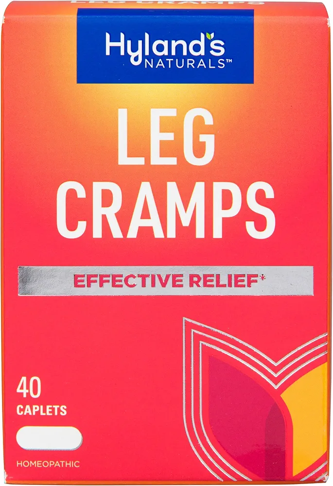 Hyland's Leg Cramps Caplets, Natural Relief of Calf, Leg and Foot Cramp, 40 Count Caplet