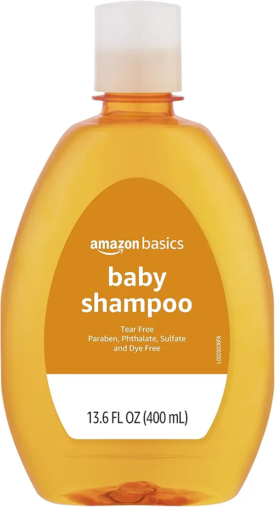 Amazon Basics Tear-Free Baby Shampoo, 13.6 Fluid Ounce