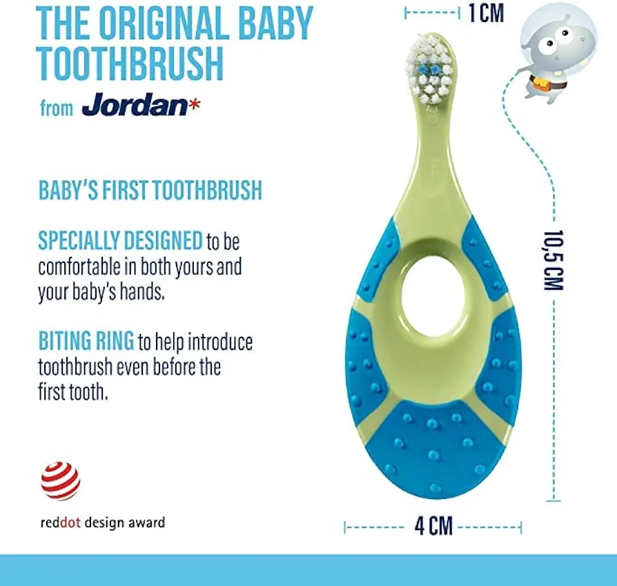 Jordan 0-2 Years Old Toothbrush Supple - Random Colors