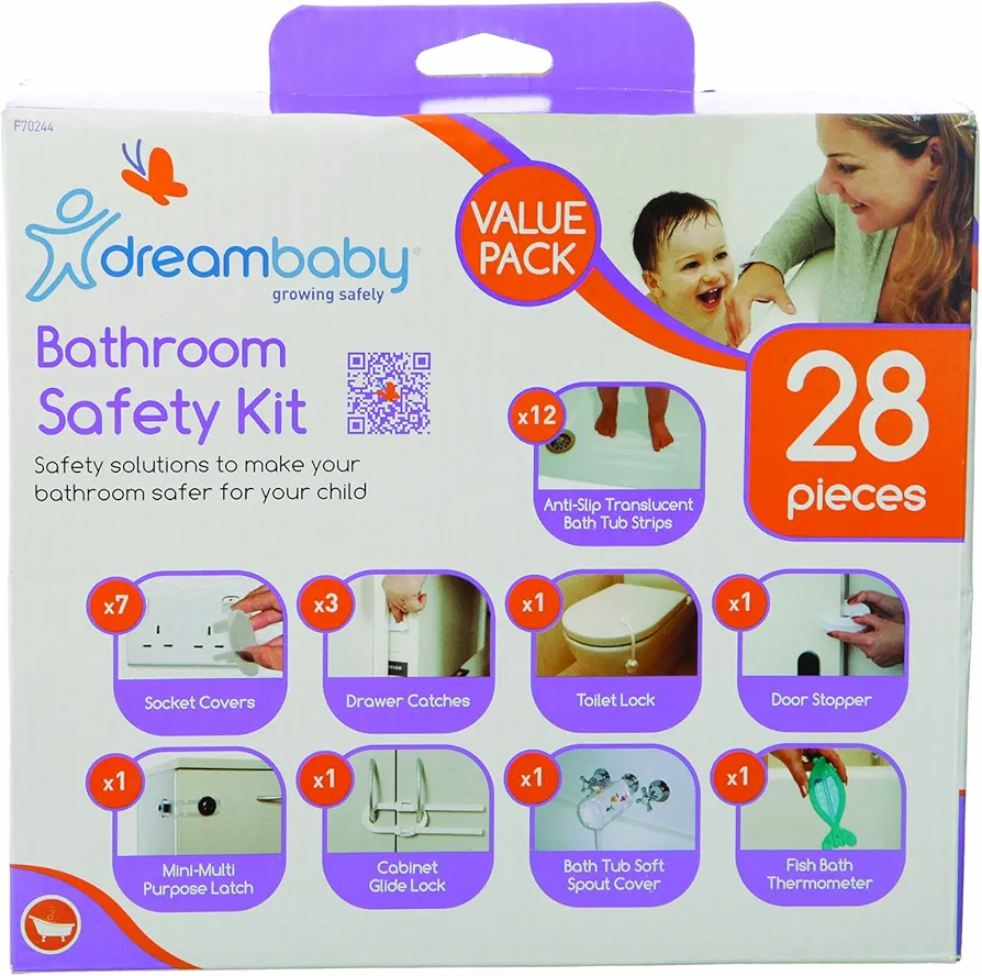 Dreambaby Bathroom Baby Safety Essential Kit - 28 Pieces - Model L7021