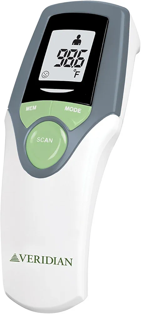 Infrared Thermometer | Forehead Measurements | 1-Second Readout | Hygienic Non-Contact | Whole Family Care | 3-Year Warranty