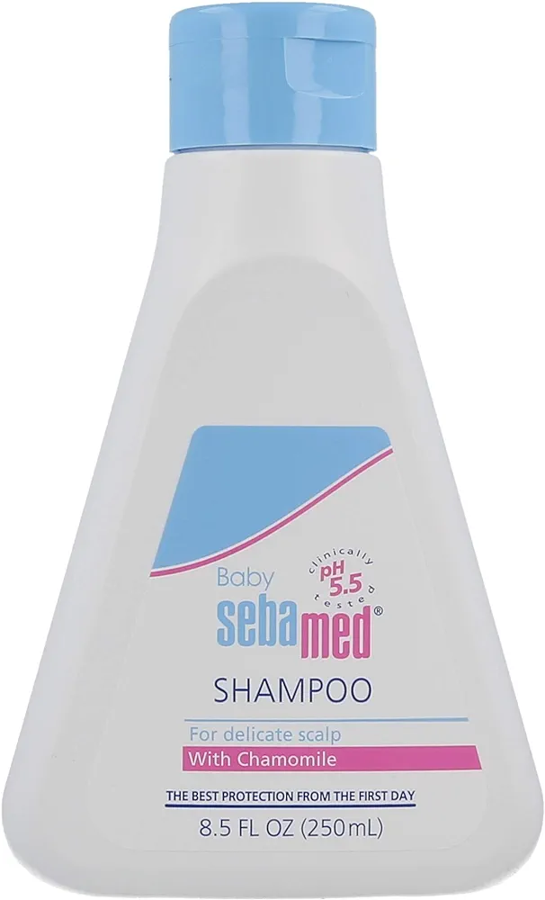 Sebamed Children's Baby Shampoo Ultra Mild pH 5.5 Alkali-Free Dermatologist Recommended 8.5 Fluid Ounces (250mL)