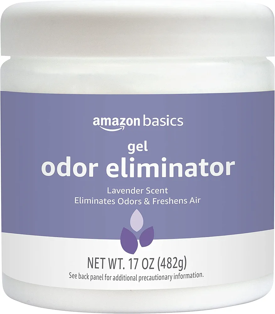 Amazon Basics Gel Odor Eliminator, Lavender, 1.06 Pound (Pack of 1)