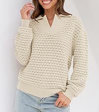 Crochet Knit Pullover Top