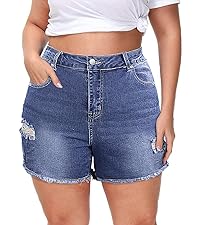 plus size shorts