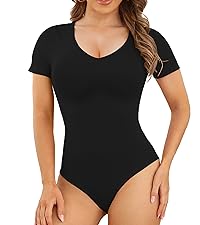 POSESHE Women Plus Size Bodysuit