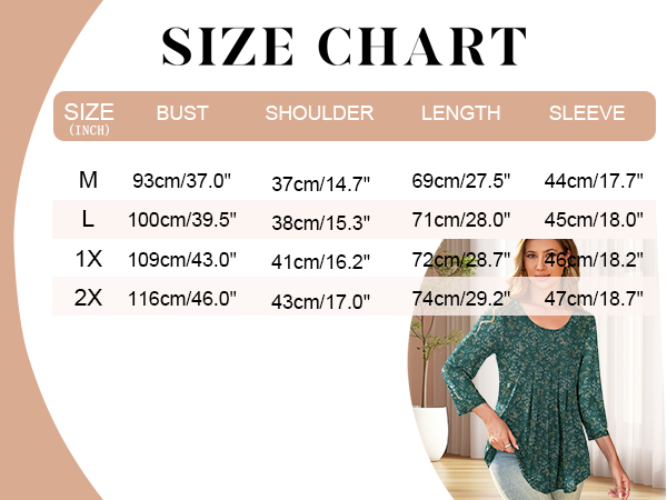 Othyroce plus size tunic tops for women