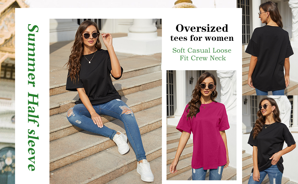 t shirts for women loose fit