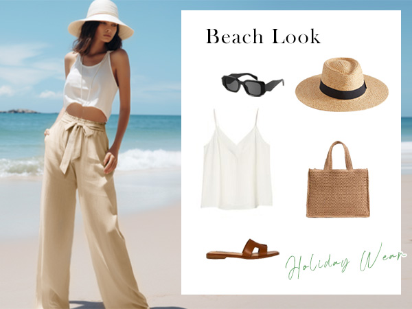 Beach Palazzo Pants