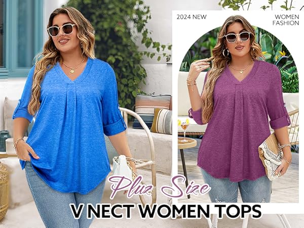 PLUS SIZE TOPS FOR WOMEN