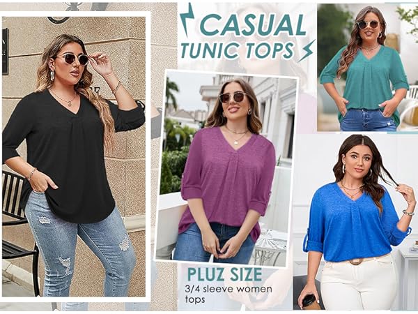 PLUS SIZE TOPS