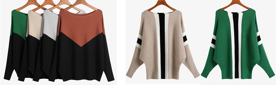 DENSSYNE Stylish Color Block Sweater