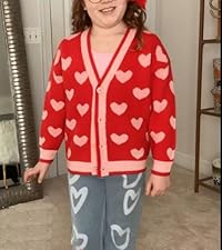 Girls Heart Cardigan