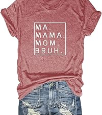 Mom Shirts for Women Mommy Shirts Bruh Shirt Mama T Shirts Mama Mommy Mom Bruh Shirt