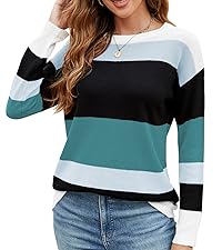 Women&amp;#39;s color block sweater