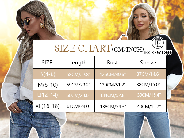 EH3007 series size chart