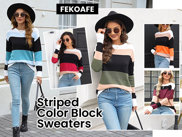 Color Block Sweaters