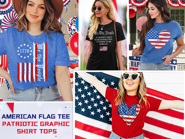 Women 4th of July T-Shirts