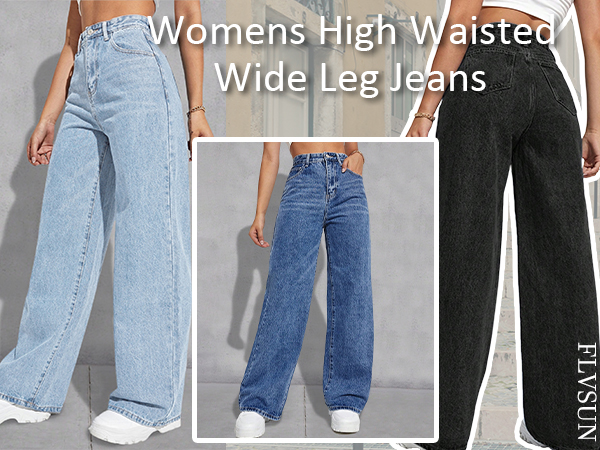 Wide Leg Jeans