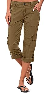 roll hem capris