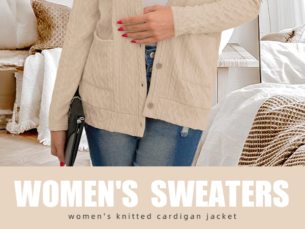 sweater cardigan women