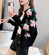 3D Floral Cardigan