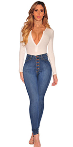 high waist jeans