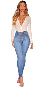 high waist jeans