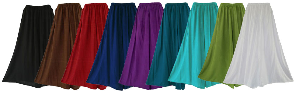 variety of colors in palazzo pants