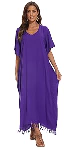 purple kaftan