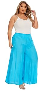 turquoise pants