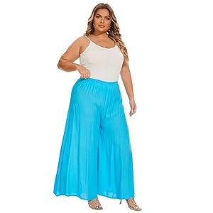 turqoise palazzo pants