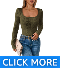 square neck long sleeve slim fit cropped tops for women fall tops for women casual dressy