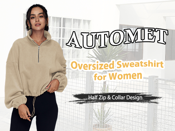 AUTOMET HALF ZIP SWEATSHIRTS