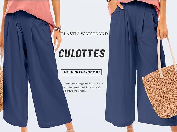  Wide Leg Culottes