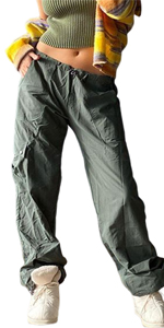 Low rise cargo pants