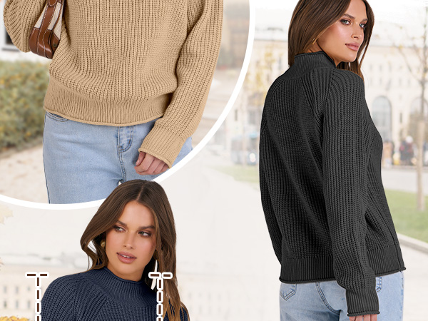 women''s oversized knit sweater