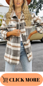 flannel plaid shacket women