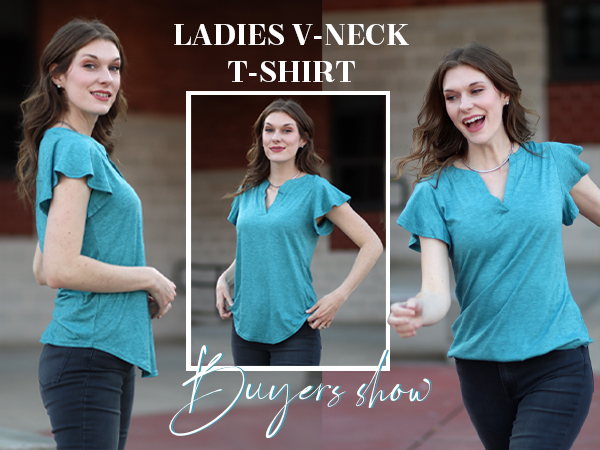 womens v neck t shirt