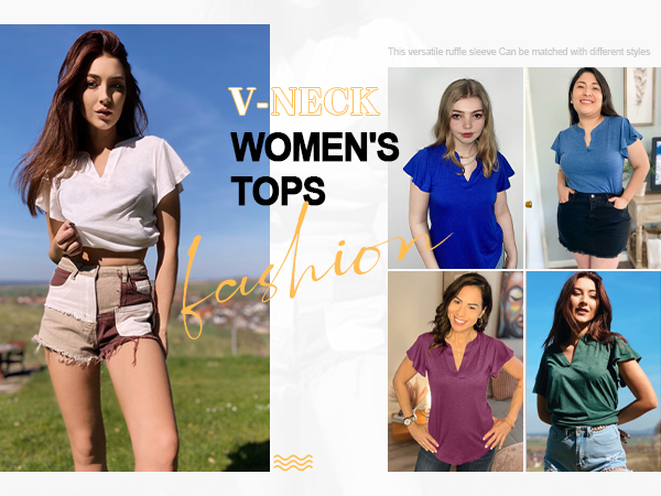 Womens tops and blouses