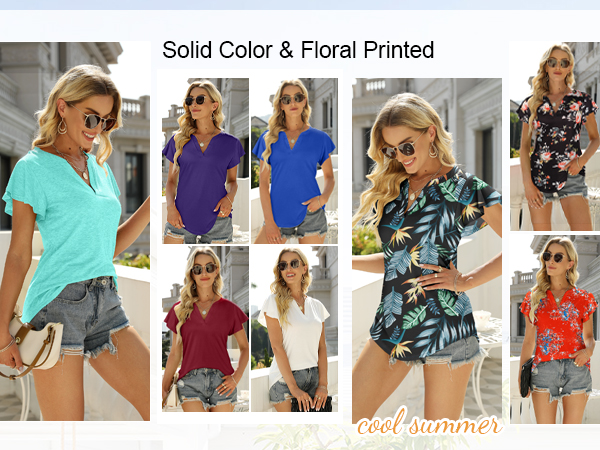 Short Sleeve Blouses for Women