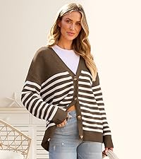 Striped cardigan