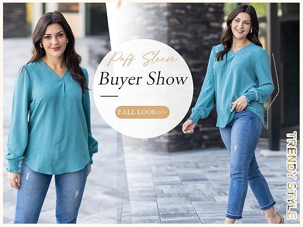 Long Sleeve Blouses for Women