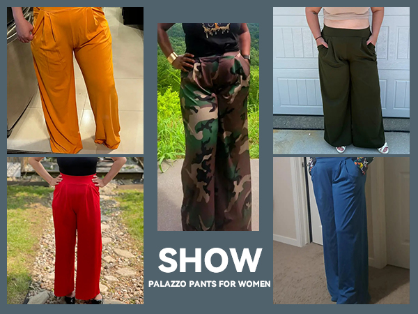 straight palazzo pants