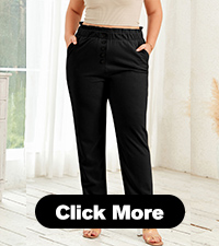 plus size casual pants