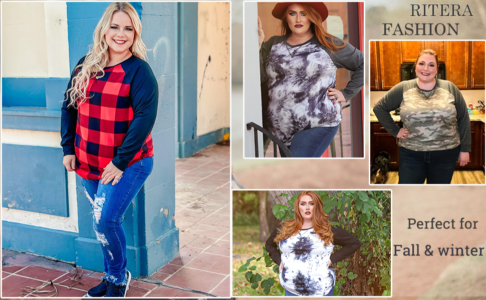 plus size colorblock tops