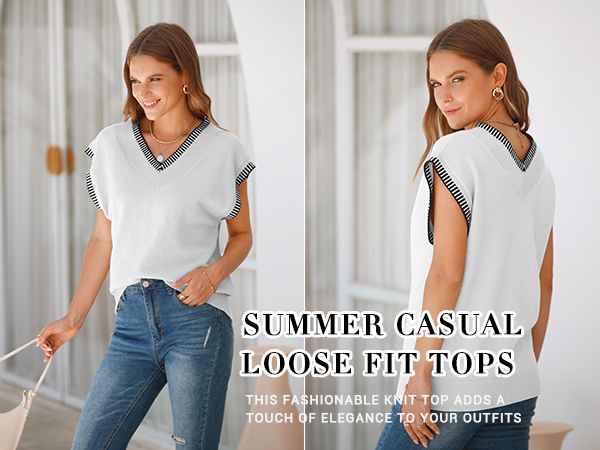 Summer Loose Fit Tops