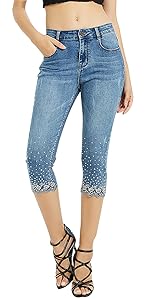 Women''s Capri Jeans