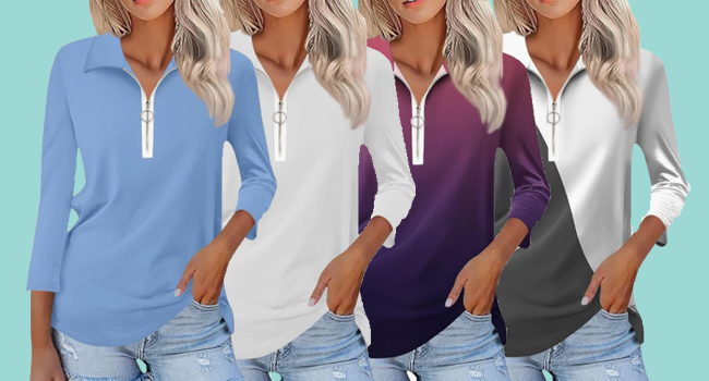 V Neck Summer Shirts